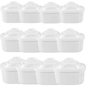 Pack de 12 Cartouches Filtres pour Brita Maxtra Carafe Filtrante Bouilloire Pi&egrave;ce de Rechange