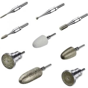 Beurer - MP 60 - Fraises de rechange en saphir et feutre - Accessoires pour soins des ongles et de la peau