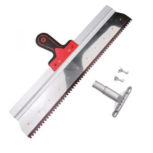 Kit outils ragréage Râteau autonivelant 56cm Ciment auto-nivelant Râteau autonivelant pour peinture de sol avec adaptateur