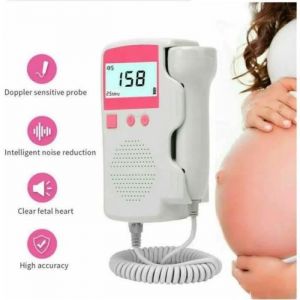 LEXLIFE Doppler Moniteur F&oelig;tal avec &Eacute;cran LCD D&eacute;tection FHR - &Eacute;coute B&eacute;b&eacute; coute Battement Coeur B&eacute;b&eacute; Heartbeat Pr&eacute;natal