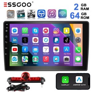 Autoradio Android - ESSGOO - 9 - Fiat Ducato/Peugeot Boxer - Carplay - GPS - Cam&eacute;ra de recul