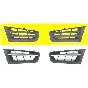 GRILLE CALANDRE 3-06>  KIT GAUCHE-DROITE         pour RENAULT - MEGANE - 5P de 11-2002 &agrave; 00-2009