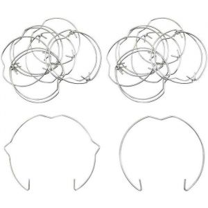 Anneaux De Fixation De Lampe Pour Spot Mr16 Gu10 De 50 Mm Anneau Clips Pour Ampoule Halogène Led 20Pcs Argent