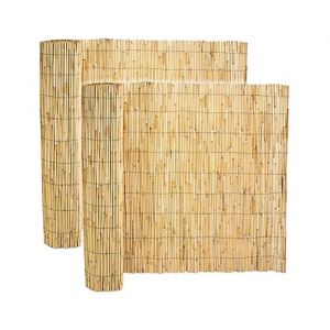 Canisse en bambou JUANIO - Lot de 2 - Longueur 500 x Profondeur 120 cm - Protection contre le vent et le soleil
