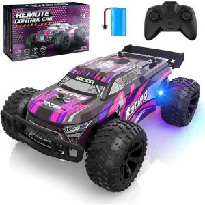 Voiture T&eacute;l&eacute;command&eacute;e Tout Terrain2.4Ghz Voiture Radiocommand&eacute;e De Course Rechargeable Rc V&eacute;hicule Jouet Gar&ccedil;on Fille 6 7 8 9 10