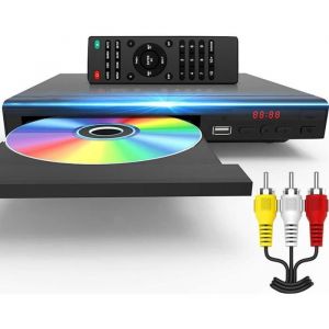 Lecteur DVD Portable-Lecteur DVD avec USB karaok&eacute; prise en charge de plusieurs formats