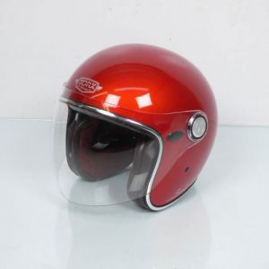 Casque jet moto scooter Torx Salt Lake Rainbow Red Gloss Taille XS 53-54cm pour homme femme neuf