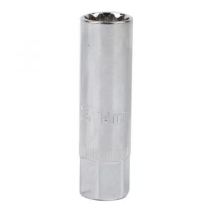 Vvikizy Douille de bougie dallumage Démontage de clé à douille magnétique à paroi mince de 14 mm pour auto coffret