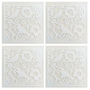 Paravent - Non spécifié - Motif floral - Plastique léger - 40x40cm - Décoration intérieure