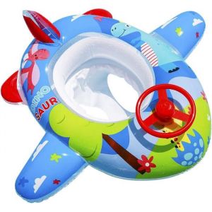 Bouée Siège Gonflable Enfants 1-5 Ans - Anneau de Natation pour Bébé - Bateau Gonflable - Siège Bébé Entraînement de Natation