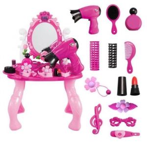 Coiffeuse - HAOPYOU - HK86985 - Petite fille - Jouets inclus - Rose clair