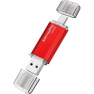 Cl&eacute; Usb C 128 Go Cle Usb 2.0 Type C Otg 2 En 1 Clef Usb Pen Drive Portable M&eacute;moire Stick Usb Flash Drive Pour Smartphones/Tablette