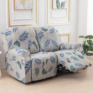 Housse de Fauteuil Relax Extensible 2 Places Housse de Fauteuil Relax Inclinable Couverture de Chaise Canapé Relax avec PocheU