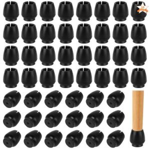50PCS pied tampons protecteur pieds de chaise Housse De Protection de chaise de pied pied de chaise Protection Embouts avec Feu