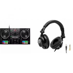 Hercules DJ Control Inpulse 500 + Casque DJ Hercules HDP DJ60 &ndash; Contr&ocirc;leur + Casque DJ &ndash; Noir