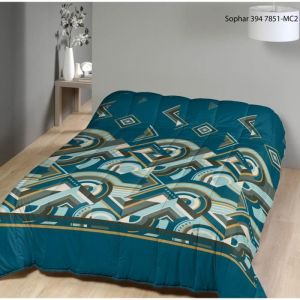 Couette - MORTREUX - Sophar - 220x240 cm - Ultra chaude - Imprimée - Fabrication Française