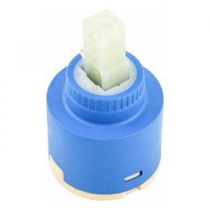 Cartouche de rechange en c&eacute;ramique C&eacute;ramique pour mitigeur Cartouche en c&eacute;ramique pour cuisine ou salle de bain 35 mm Bleu