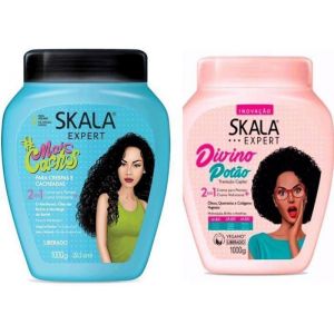 Masque Capillaire Skala Mais Cachos 1000ml et Divino Potão 1000ml