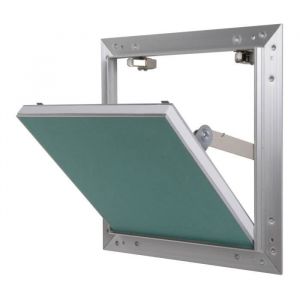Trappe de visite alu hydro Semin - 200 mm x 200 mm - ouverture poussez-l&acirc;chez - pi&egrave;ces humides - acc&egrave;s aux gaines techniques