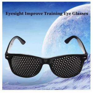Lunettes Trous St&eacute;nop&eacute; Grille Vision Am&eacute;liorer Vue Exercice Yeux Pinhole Glasse
