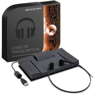 Kit de Transcription Audio - OM SYSTEM - AS-2700 - P&eacute;dale USB - Casque st&eacute;r&eacute;o - ODMS R8