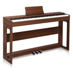 ALIGHTUP Piano numérique,Piano électronique,88 touches 128 rythmes MIDI USB