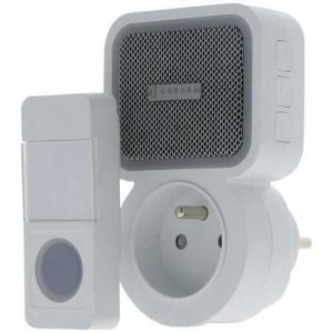 Carillon sans fil - PROFILE - 38 mélodies - 85DB - Portée 100m - Prise à travers