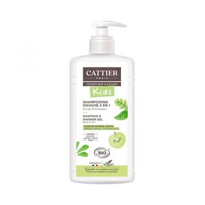 Cattier Kids Shampoing Douche 2 en 1 Pomme Verte Bio 500ml