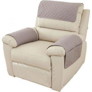 HOUSSE DE FAUTEUIL Housse de Fauteuil 1 Place Canap&eacute; Appuie-T&ecirc;te R&eacute;versible Prot&eacute;g&eacute; Canape Couvre Canap&eacute; avec AccoudoirsProtege