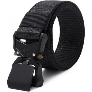 Ceinture tactique ceinture de travail militaire en nylon de 38 cm avec boucle &agrave; d&eacute;gagement rapide robuste