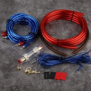 Kit Câble Installation Auto-Subwoofer Ampli Son - MXZZAND - Bleu - Filaire