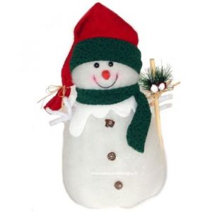 Bonhomme de Neige  Lumineux avec Bonnet.