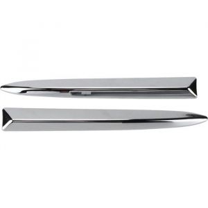 Bande de Moulure de Garniture Chrome Suprieure de Pare-chocs Avant 735455041 de Remplacement pour FIAT 500 2007  2015