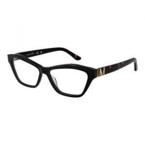 Lunettes de vue femme - GUESS - GM0396 - Noir brillant/Havane fonc&eacute; - Monture l&eacute;g&egrave;re - &Eacute;tui inclus - 55/14/145
