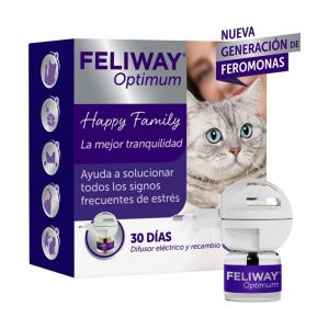 FELIWAY Optimum Diffuseur + Pi&egrave;ce de Rechange 48ML Standard Unique