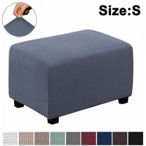 Housse de protection - Housse - Extensible - Imperméable - Gris foncé - Pour pouf modulaire