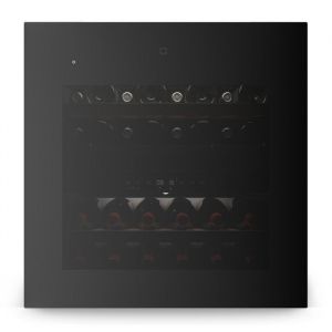 Klarstein Velaire Cave &agrave; Vin 2 Zones Encastrable 36 Bouteilles 5-22&deg;C &Eacute;clairage LED  41 dB Cave &agrave; Vin Multi-Temp&eacute;ratures