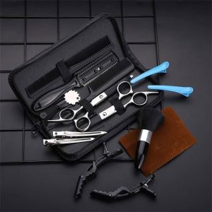 Ciseaux Coiffure Professionnels 17 PCS Set de Ciseaux Coiffure Professionnel Ciseaux de Coiffeur Amincissants Coupe de Cheveux
