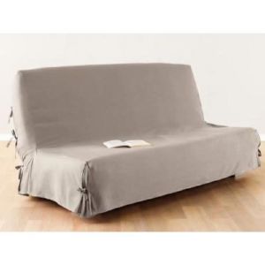 Housse de clic clac coloris Lin 100% coton - Dim : 140 X 200 cm