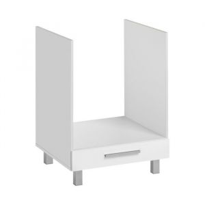 Meuble de cuisine pour four encastrable Salma - Blanc - L 60 x H 81 cm