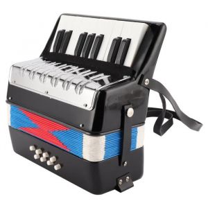 Accordéon pour enfants 8 basses 866 X 906 X 433 pouces accordéon débutant avec une sangle en cuir rétractable pour les