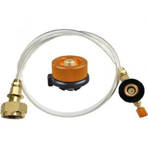 Camping Adaptateur Hose Poêle Adaptateur Camping Tank Convertisseur Pour Boitane Camping Camping Gaz Bouteille Adaptateur Golden 2pc