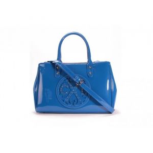 Sac &agrave; bandouli&egrave;re - Christian Lacroix - Jonc Stud 7 - Bleu Royal - 3 compartiments - Femme