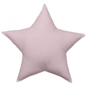 Coussin - HOME MAISON - Etoile - Vieux rose - 40 cm - Non d&eacute;houssable