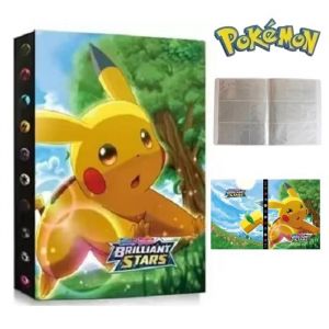 Classeur de rangement cartes Pokémon – Album Pokemon collection 24 pages – 432 cartes – Pochette protège-carte – GAVI STORE