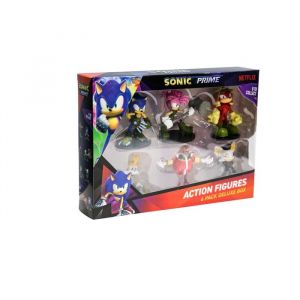 Figurines Articul&eacute;es Sonic Prime - PMI - Ensemble de 6 - 75 cm - Collection Shardverse