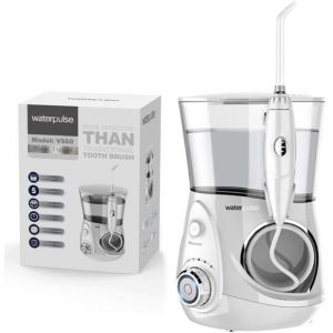 hydropulseur dentaire CGBF-sans Fil Hydropulseur Jet Dentaire Oral Irrigateur Floss Cleaner avec 5 Jet 12 Buses &Agrave  Pression715