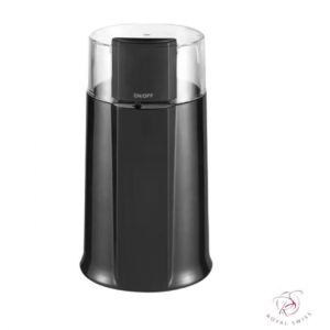 Moulin à café électrique - Royal Swiss - 160 Watts - Capacité 50g - Acier inoxydable - Noir