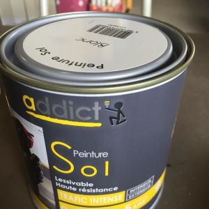 Peinture - Glycérophtalique - Blanc - 05L - Intérieur/Extérieur - Sols sportifs