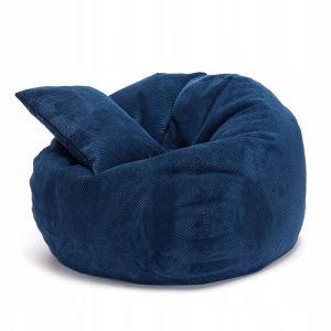 Pouf Poire Ecopuf - Fauteuil Canap&eacute; Coussin de Sol Pouf dint&eacute;rieur/ext&eacute;rieur - Blue